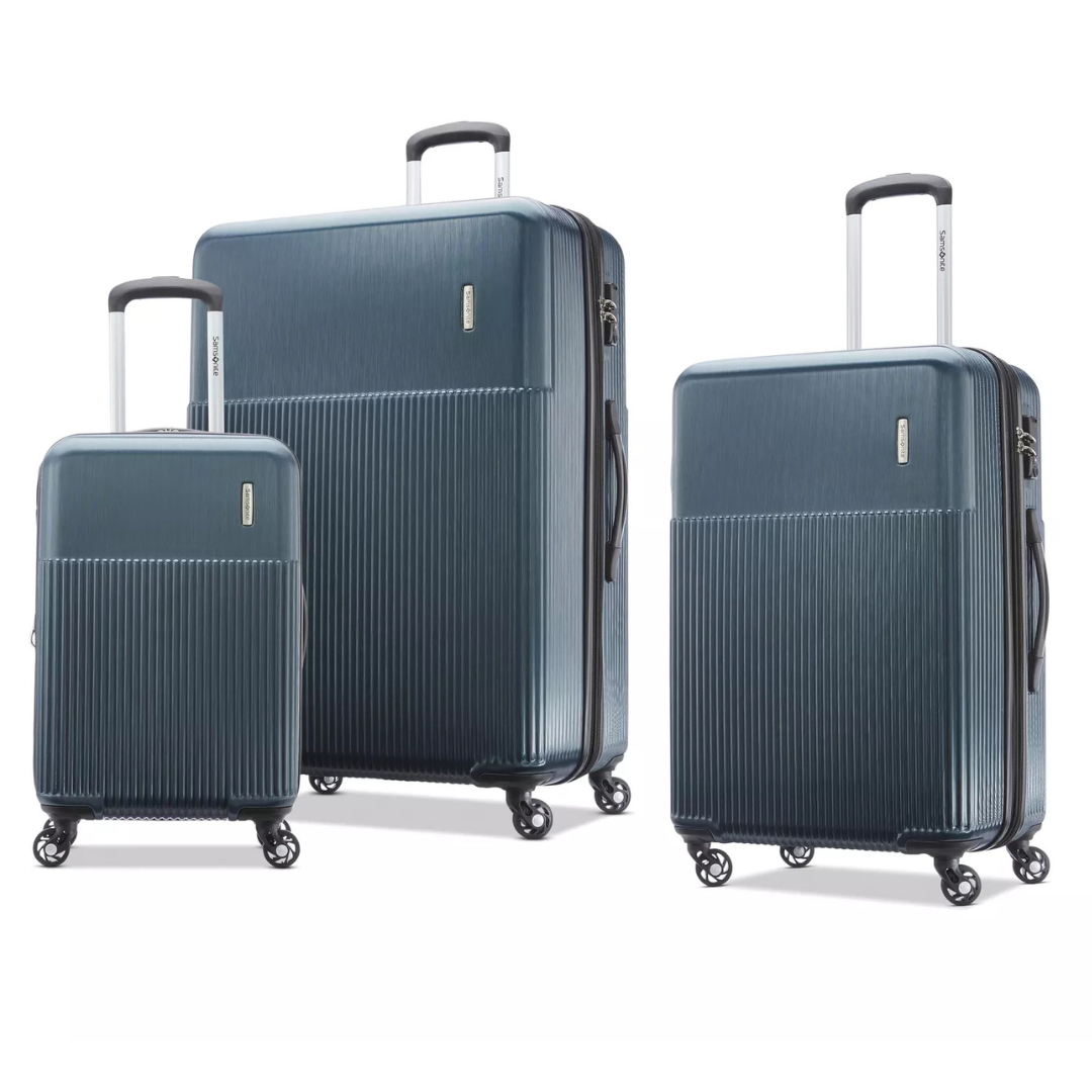 3-Piece Samsonite 28" Azure Luggage Hardside Set (2 Color)