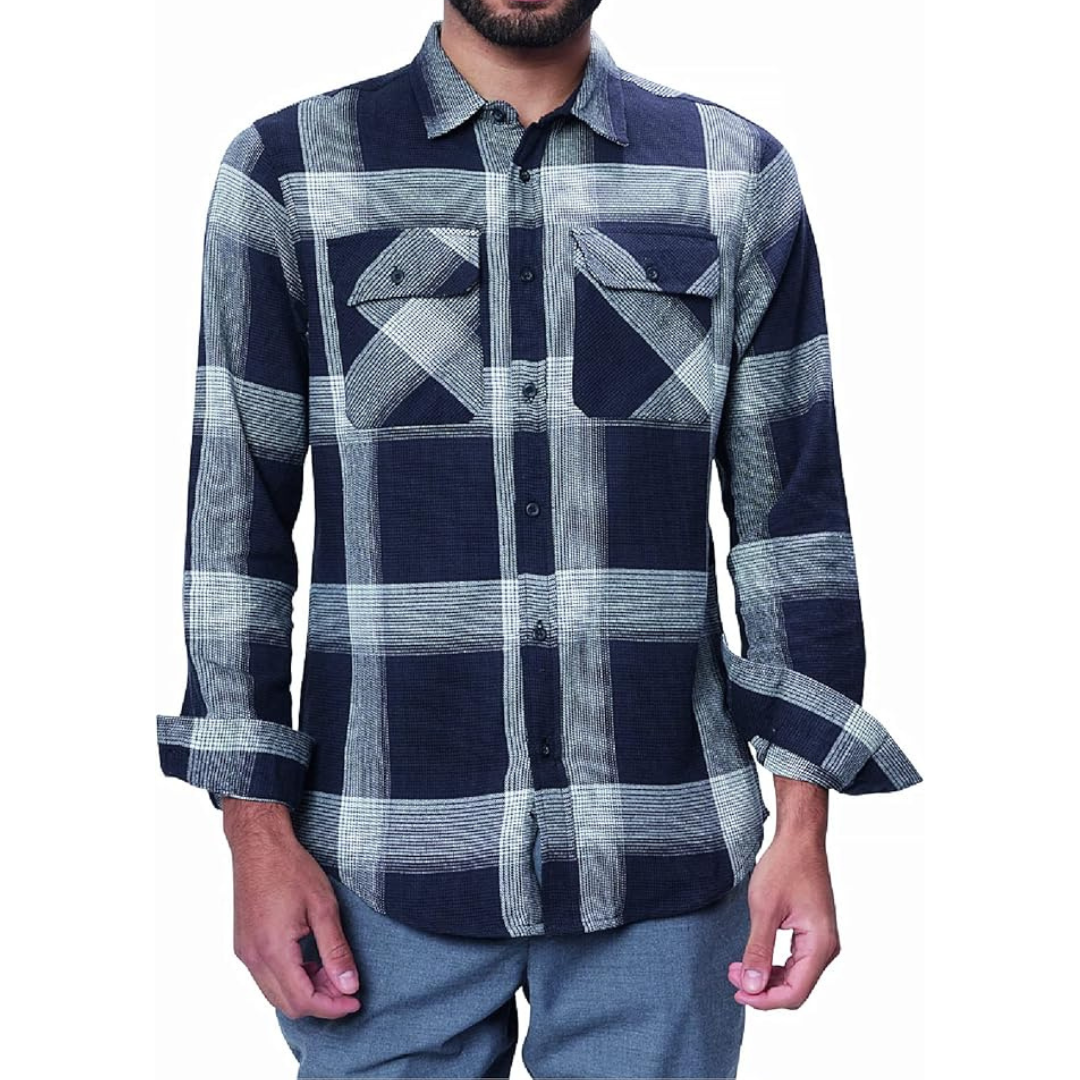 Flannel Shirt Long Sleeve Plaid Button Down Casual Shirt