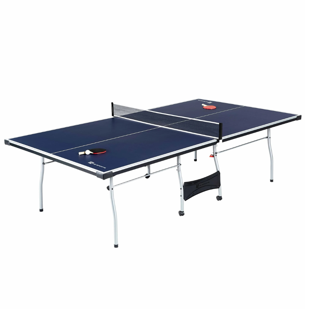 MD Sports Official Size Table Tennis Table W/ Paddles And Balls (2 Colors)