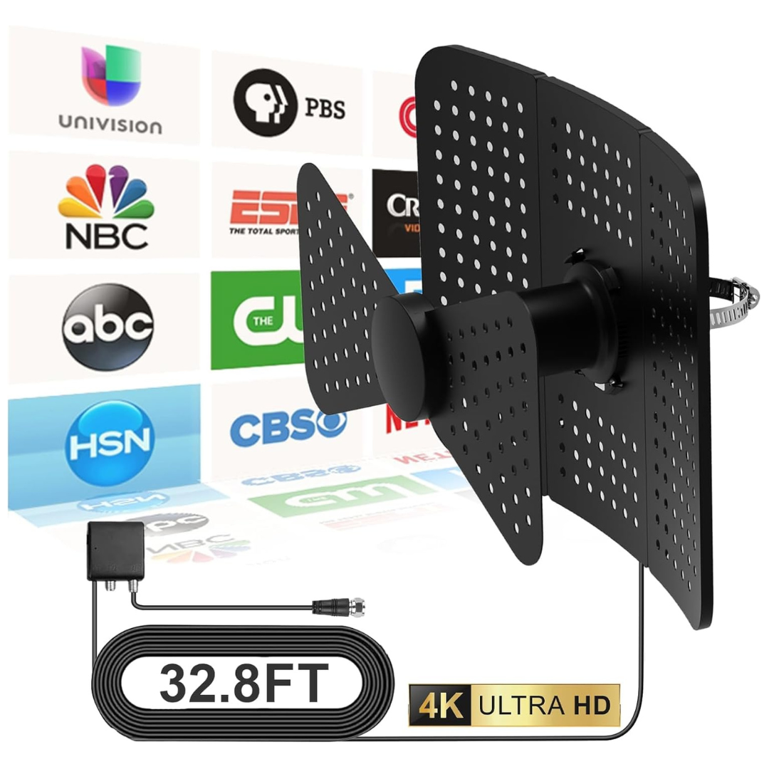 ATSC3.0 Outdoor HD Digital Smart TV Antenna With Strong Signal