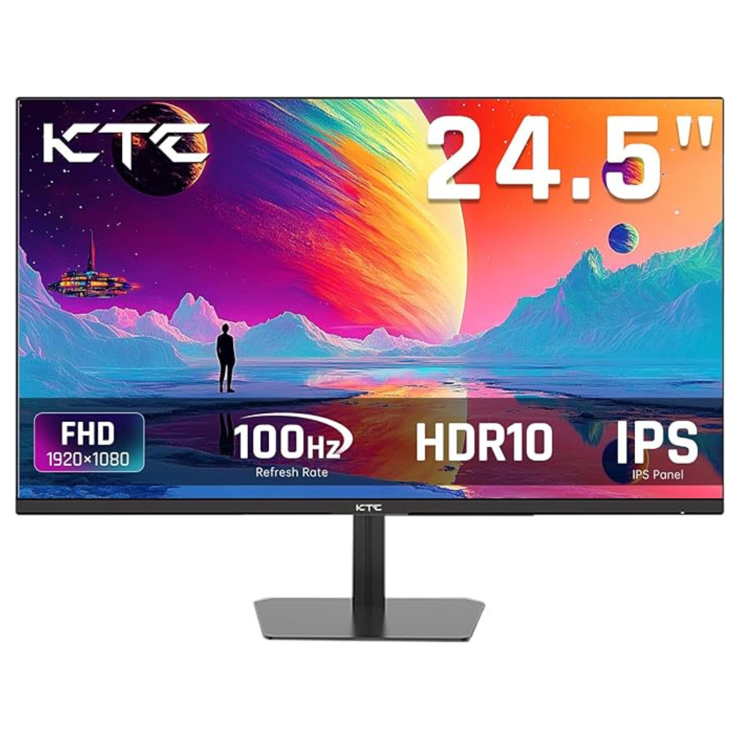 KTC H25B7 24.5" FHD 100Hz HDR IPS Freesync and G-SYNC Compatible Gaming Monitor