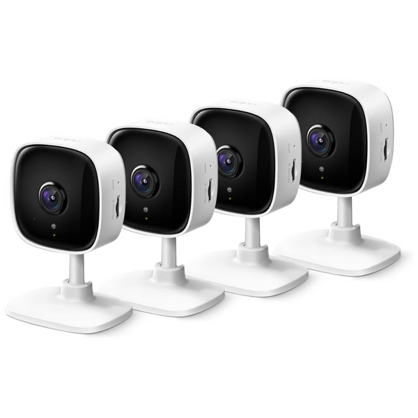 4-Pack TP-Link Tapo 2K Indoor Security Cameras W/ Motion Detection