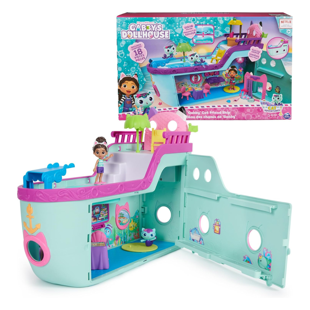 Gabby's Dollhouse Cruise Ship Doll Playset