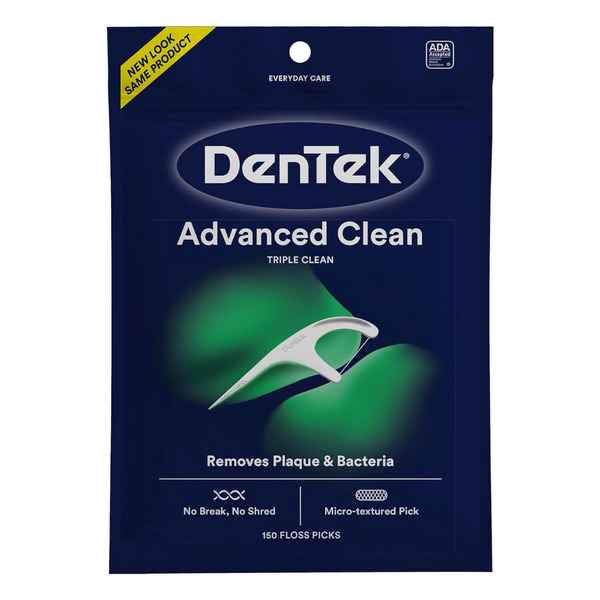 150-Count DenTek Triple Clean Floss Picks Mouthwash Blast