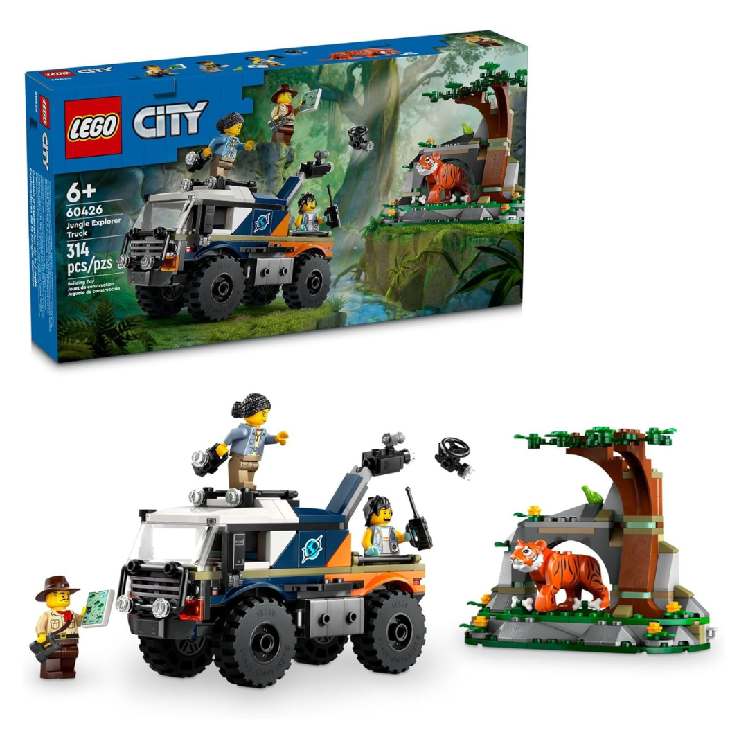 LEGO City Jungle Explorer Off-Road Truck, Jungle Toy Building Set