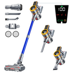 Cordless 60Mins Runtime Vacuum Cleaner W/ 1.5L Dust Cup