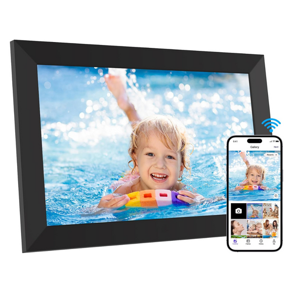 10.1" WiFi Digital Photo Frame With Built-In 16GB Storage