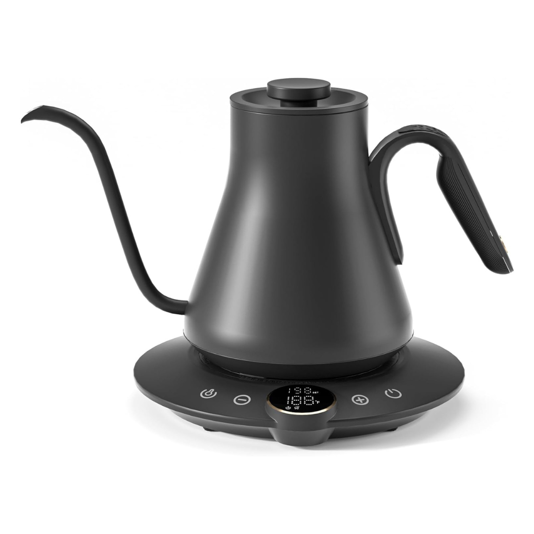 Cocinare 30-Oz Gooseneck Electric Kettle With Temperature Control