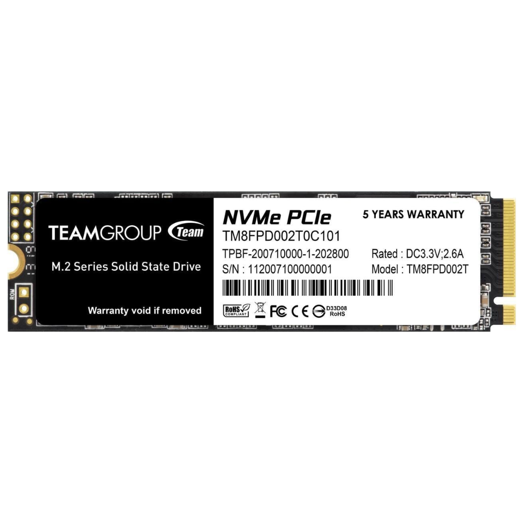 Team Group MP33 PRO 2TB NVMe 1.3 M.2 2280 PCIe Gen3 x4 Internal SSD