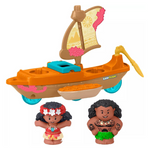 Fisher-Price Toddler Toys Disney Princess Moana & Maui's Canoe Sail Boat