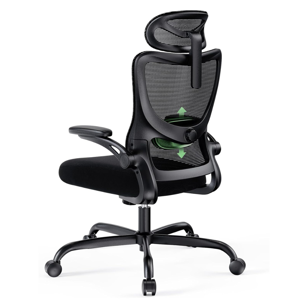 Marsail Ergonomic Adjustable Lumbar Support Rolling Mesh Office Chair