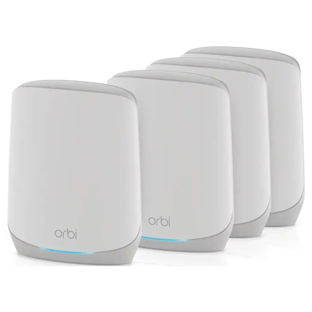 4-Pack Netgear Orbi Whole Home Tri-Band Mesh WiFi 6 System