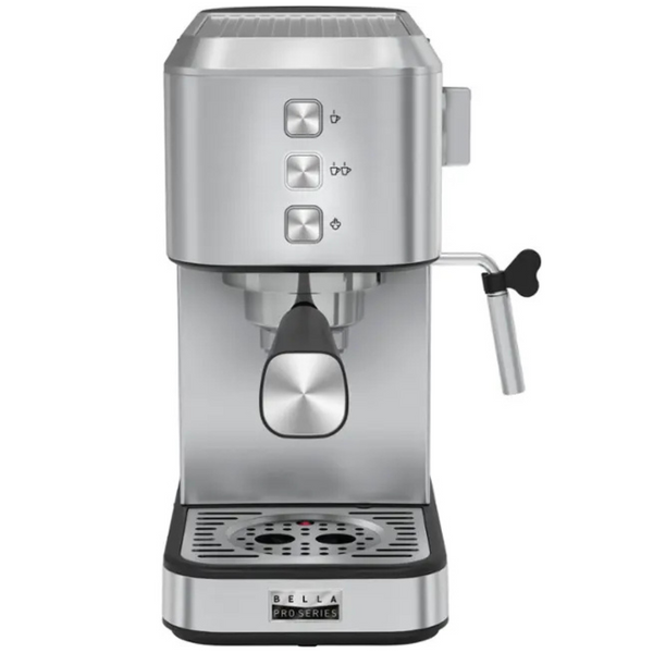 Bella Pro Series Espresso Machine w/ 20 Bars of Pressure (Stainless Steel)