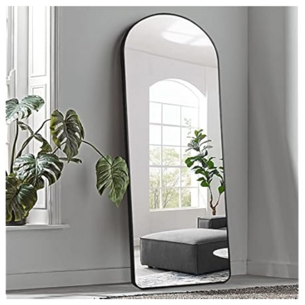 Kiayaci Full Length Floor Mirror With Stand For Bedroom (65" x 22")