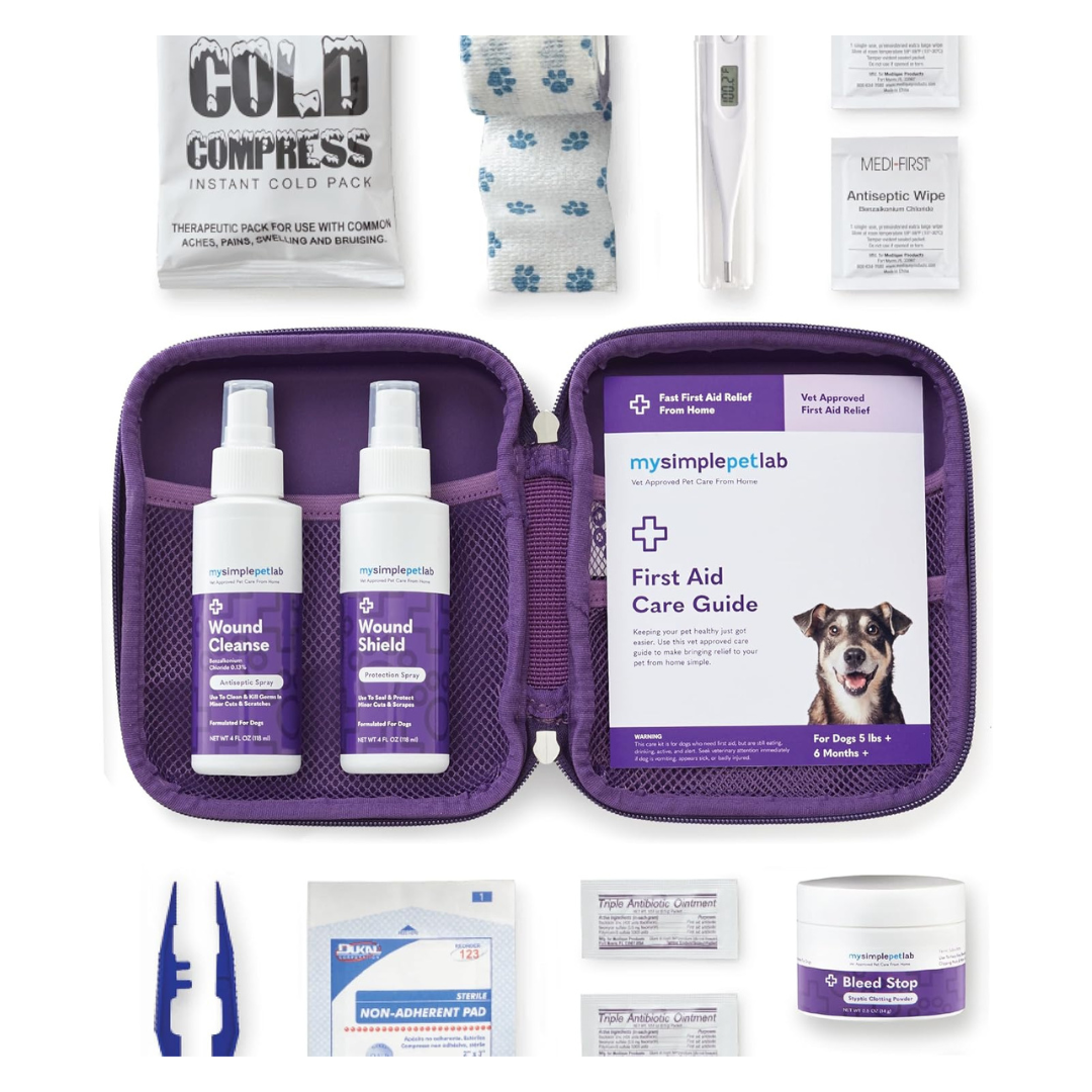 MySimplePetLab Dog First Aid For Wounds, Cuts, Or Minor Injuries