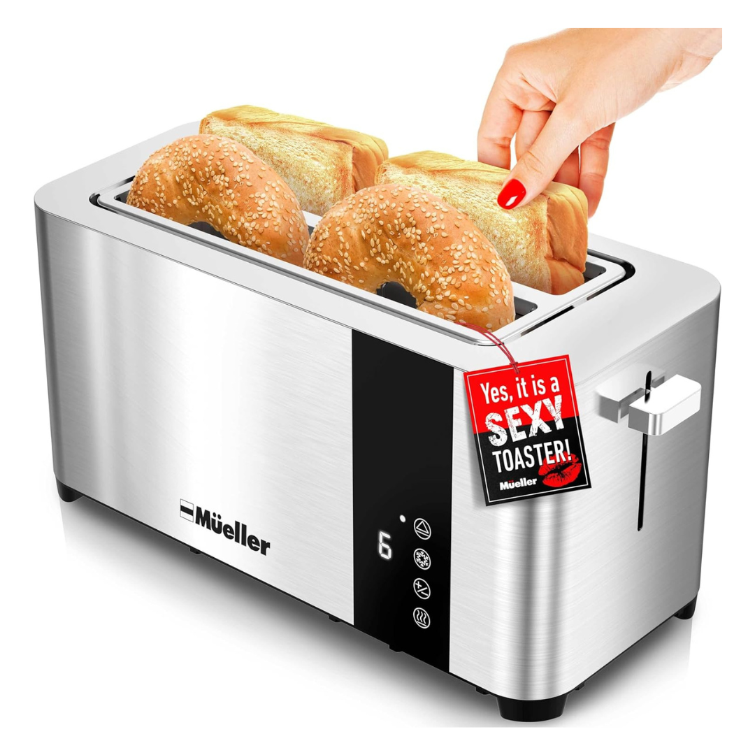 Mueller UltraToast 4-Slice Stainless Steel Toaster