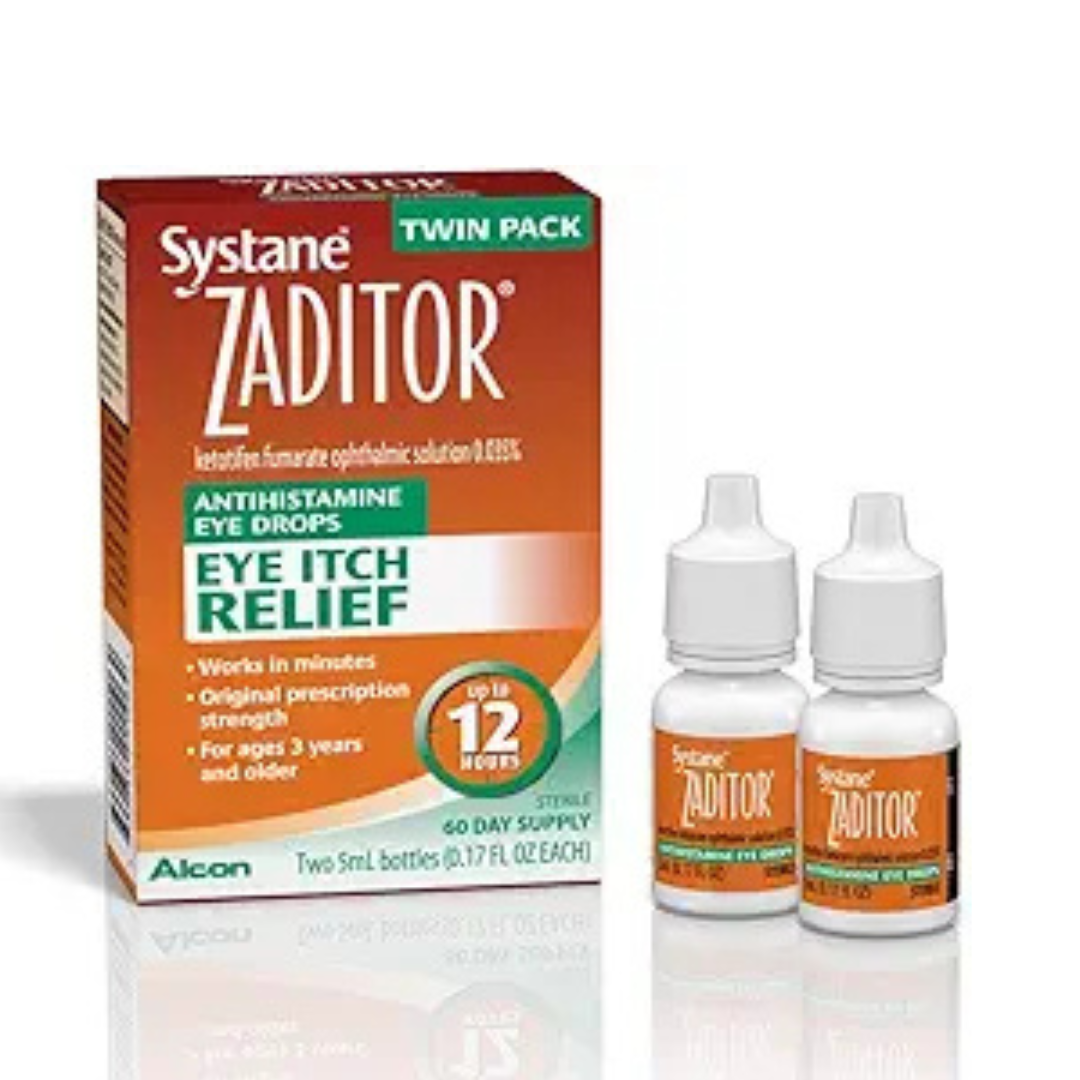 Zaditor Antihistamine Eye Drops Twin Pack, 5-ML Each