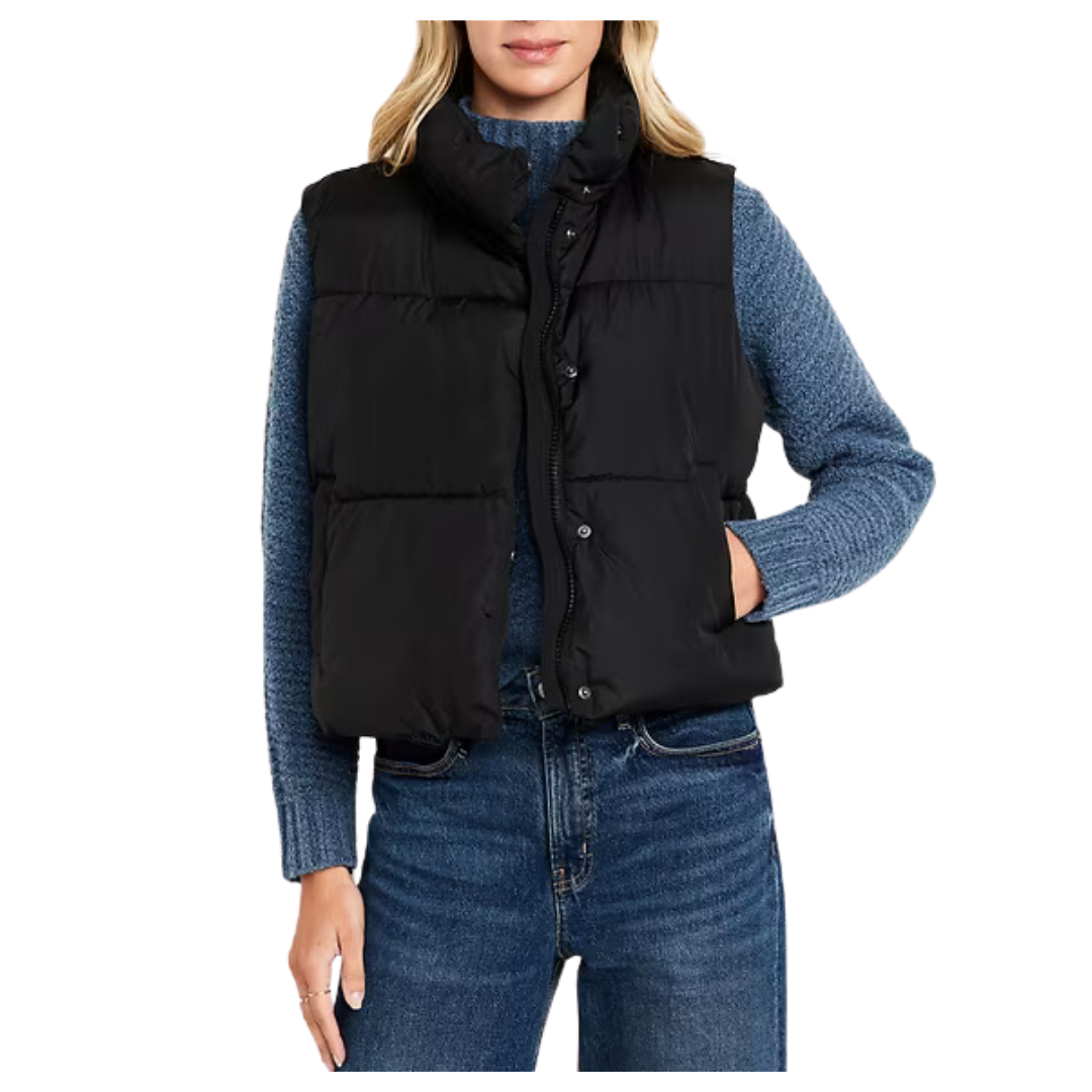 Old Navy Women's Quilted Puffer Vest (Various Colors)