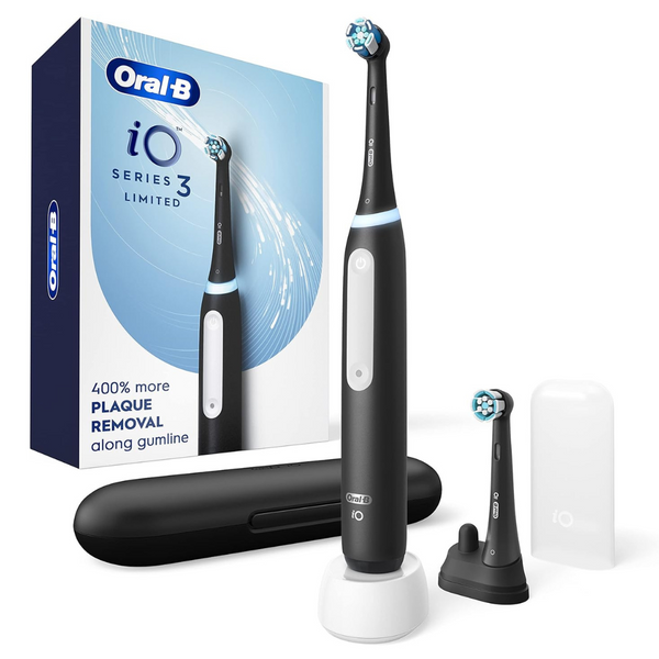 Oral-B iO Series 3 Limited Electric Toothbrush w/ 2 Brush Heads