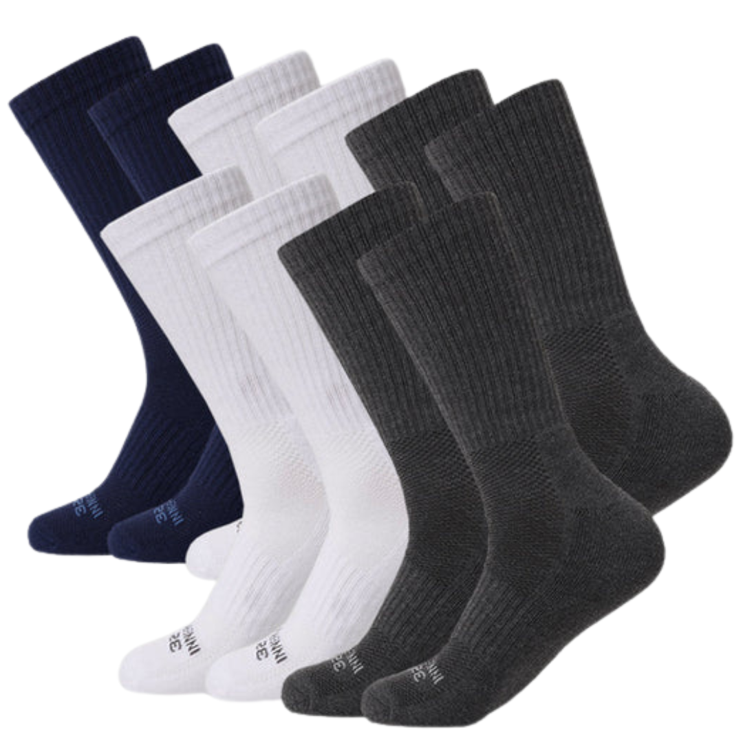 5-Pack 32 Degrees Men's Cool Comfort Crew Socks