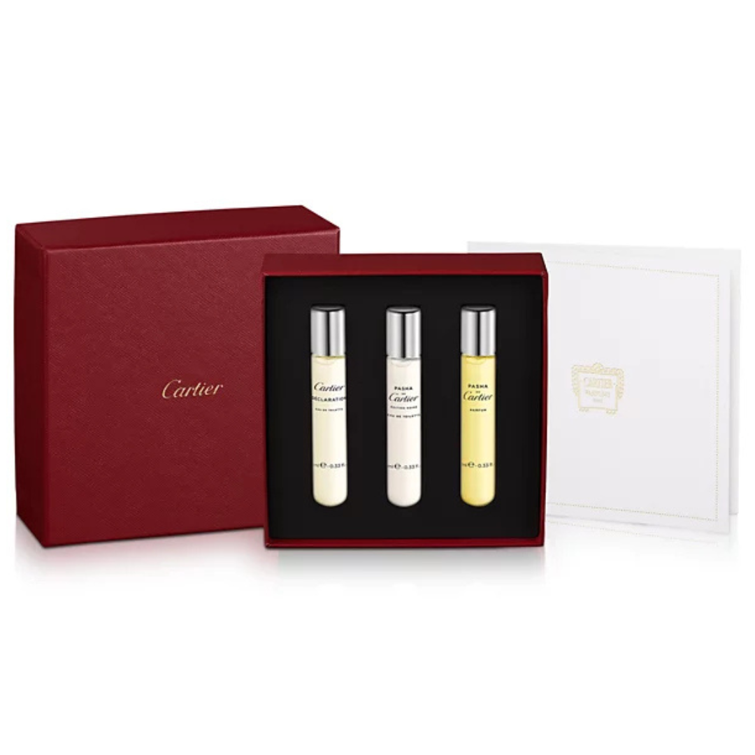 Cartier Men's 3-Piece Travel Spray Gift Set