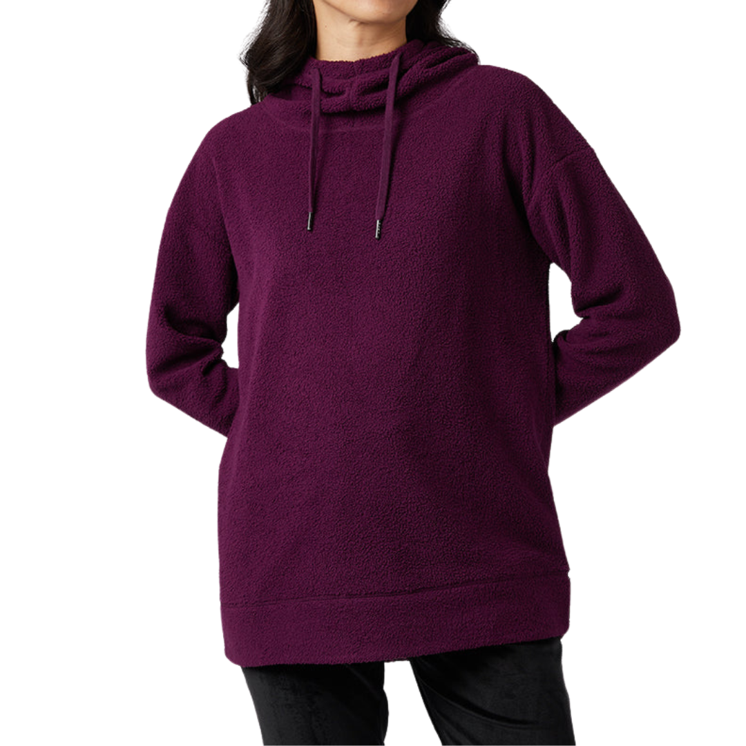 32 Degrees Women's Shorthair Sherpa Pullover Hoodie (3 Colors)