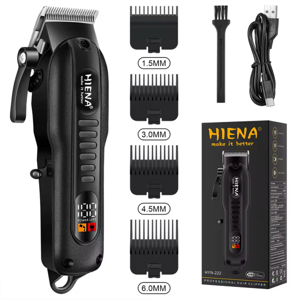 Hiena Professional Cordless Rechargeable Electric Hair Trimmer