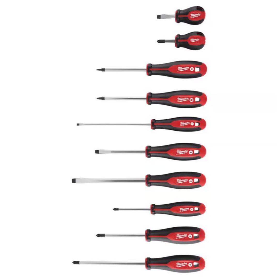 Milwaukee 10-Piece Screwdriver Kit