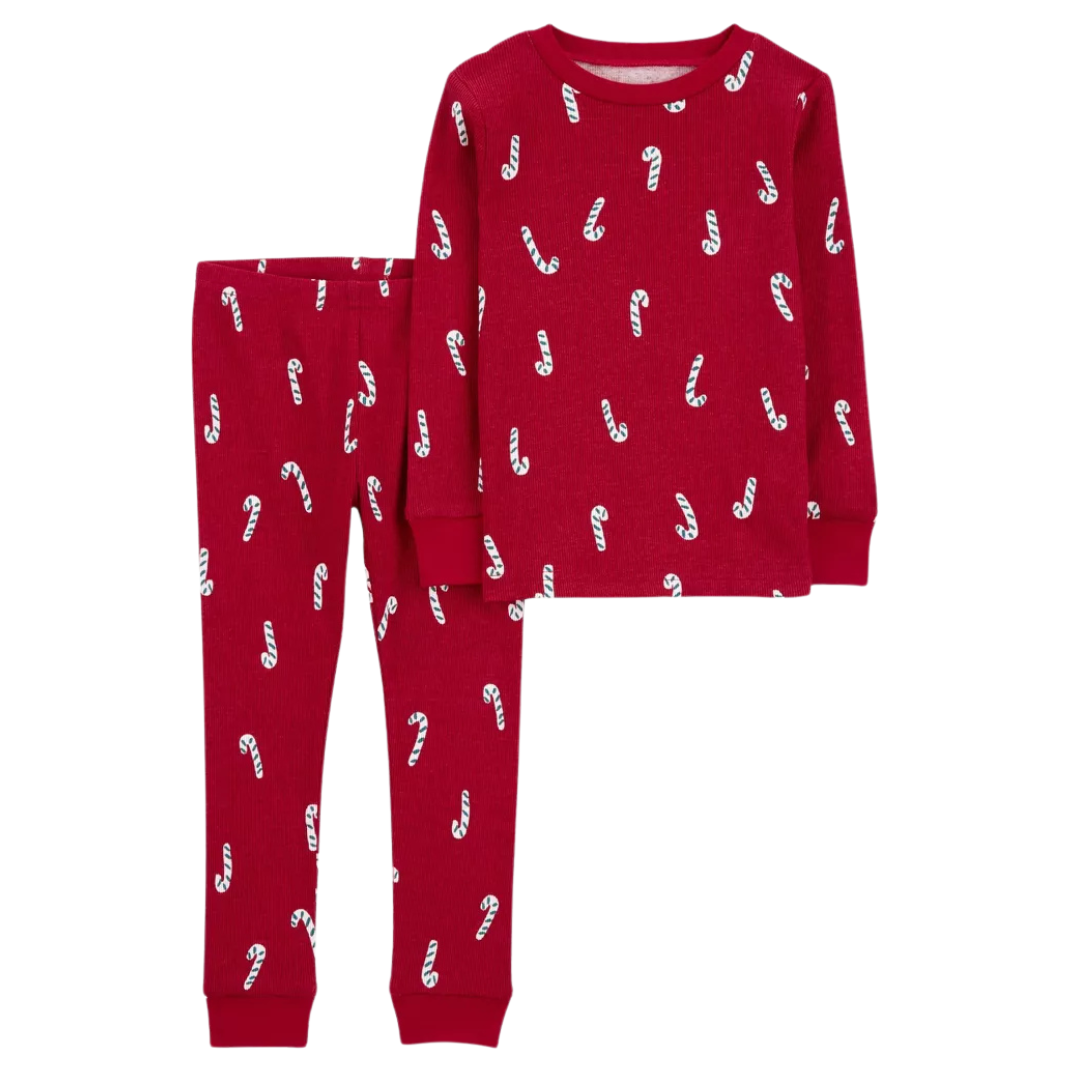 2-Piece Carter's Just One You Cotton Long Sleeve Christmas Pajama Set