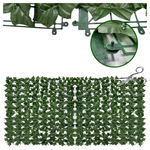 UV-Anti Faux Hedge Fence Artificial Ivy Privacy Fence Screen (140" x 40")