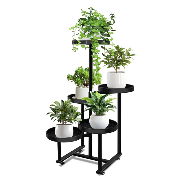 5-Tier Heavy Duty Metal Plant Stand