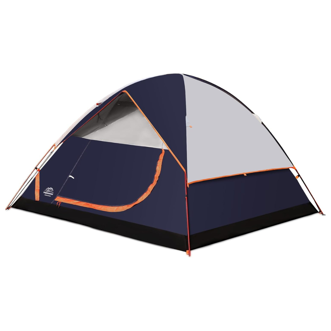 4-Person Portable Windproof Dome Camping Tent