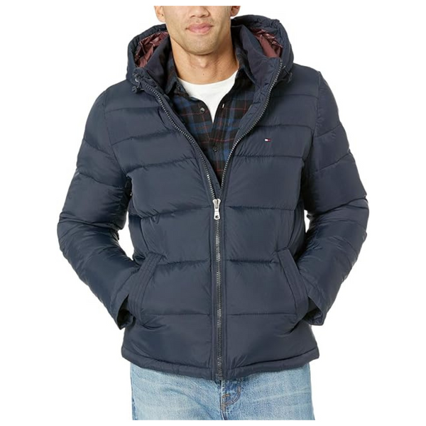 Tommy Hilfiger Men's Down Alternative Hooded Puffer Jacket (Various)