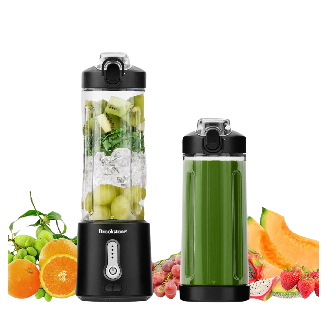 Brookstone 500mL Portable Blender With Additional Lid