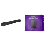 Roku TV Wireless Soundbar bundled With The Roku Wireless Subwoofer