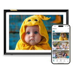 Nixplay AI-Enhanced Digital Picture Frame | Stunning HD Touch Screen Display