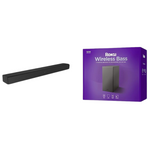 Roku TV Wireless Soundbar 2023 | And Roku Wireless Bass Slim Subwoofer Streambar Bundle