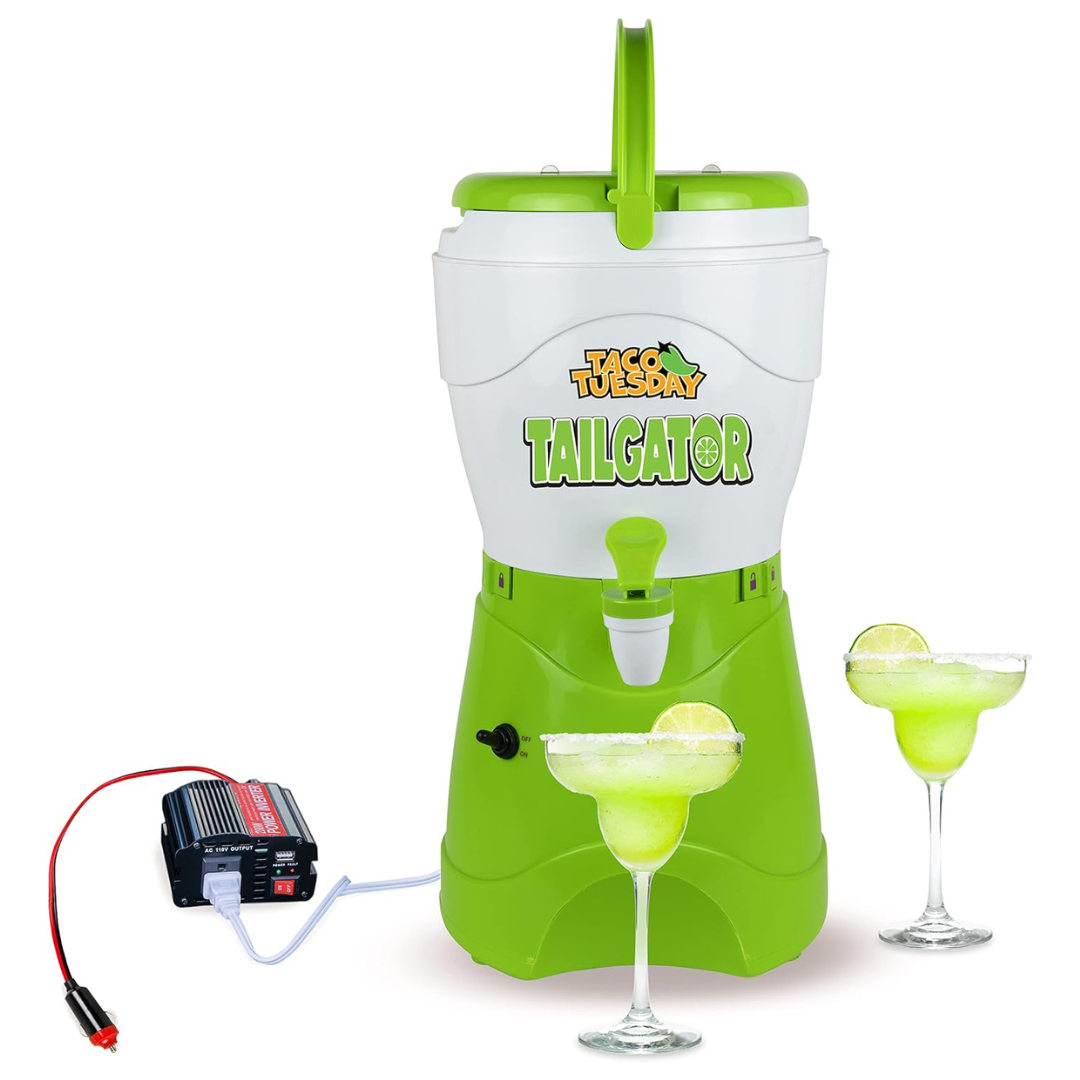 Nostalgia Taco Tuesday Tailgator Margarita Machine – Blender For Smoothies, Margaritas, Daiquiris, And Slushies