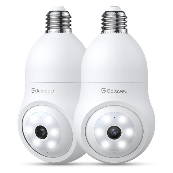 Galayou 360 Light Bulb Security Camera With 2K Resolution