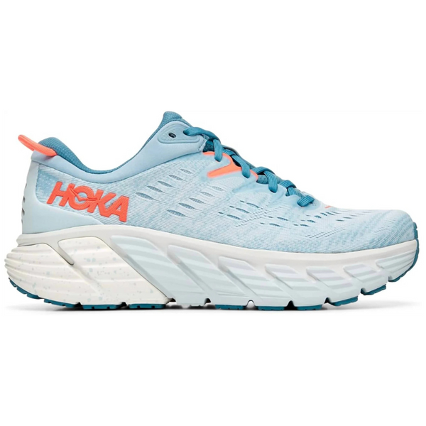 HOKA Women's Gaviota 4 Stability Running Shoes (Blue Fog/Pein Air)