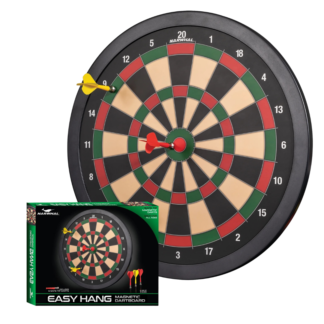 Narwhal 15.5" Easy Hang Magnetic Dartboard