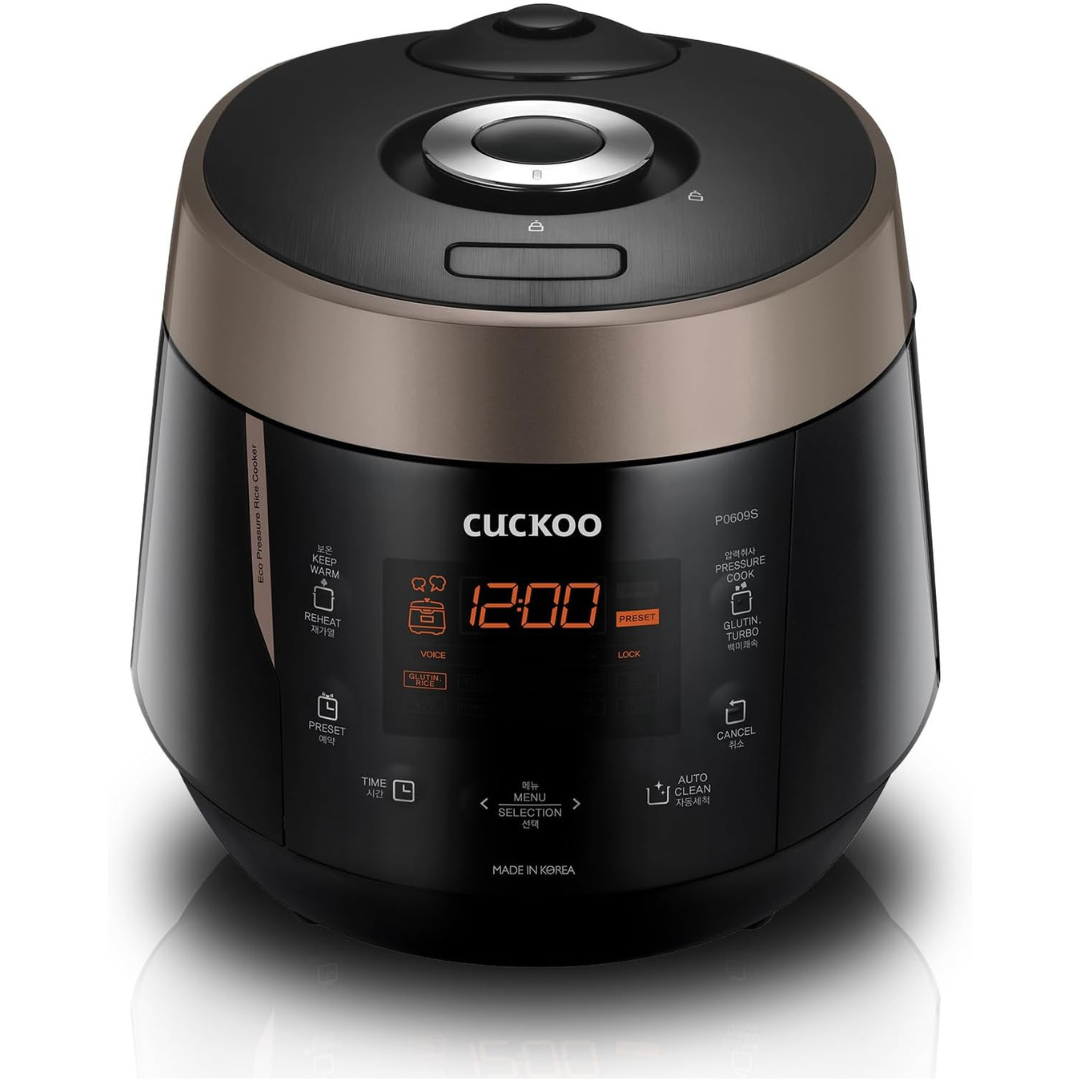 Cuckoo 6-Cup Uncooked High Pressure Rice Cooker & Warmer