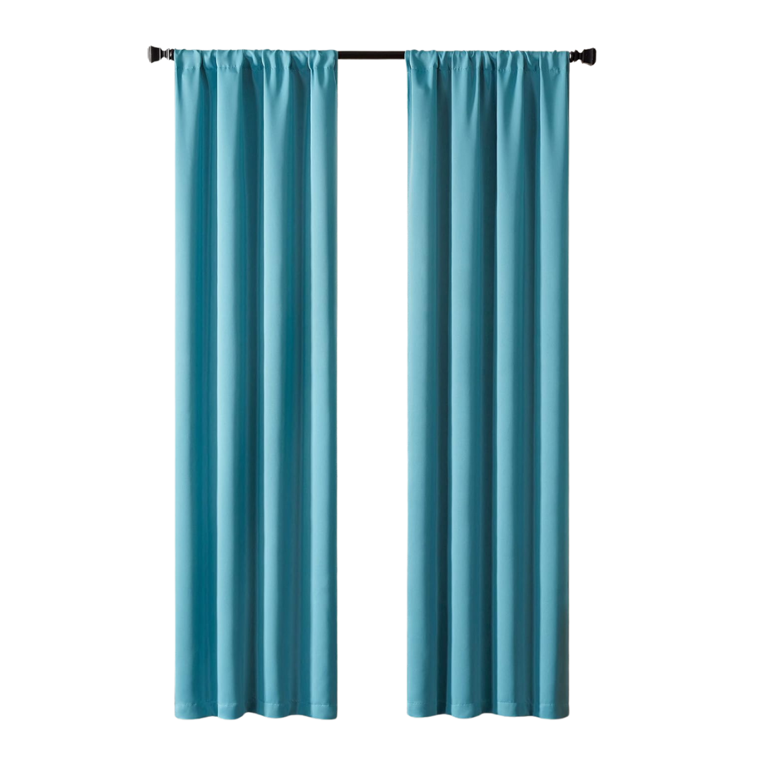 ECLIPSE Darrell 37" x 63" Blackout Curtains For Bedroom