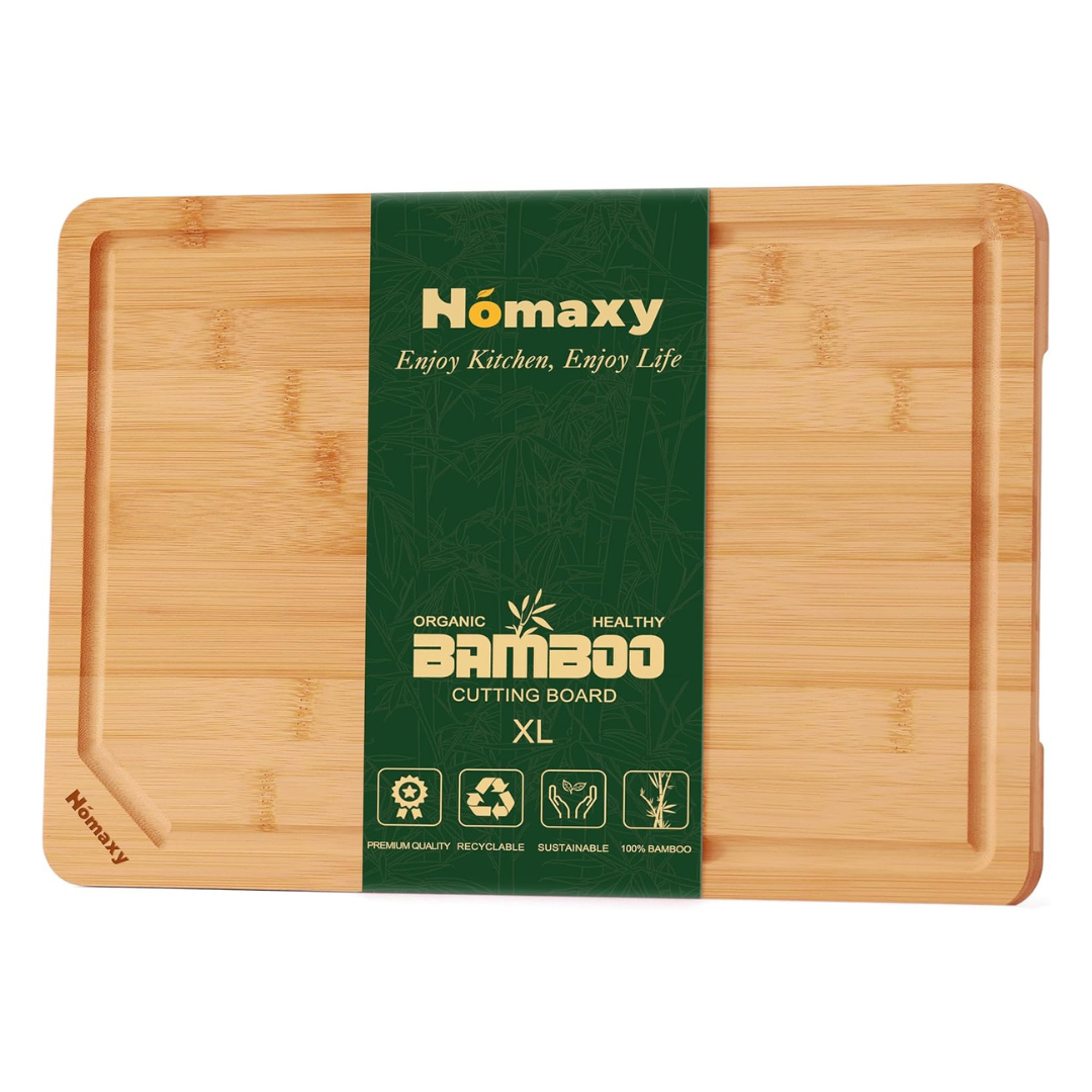 Homaxy Extra Large Organic Bamboo Cutting Boards