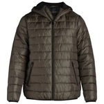 Big Chill Mens Midweight Quilted Puffer Jacket With Hood (4 Colors)