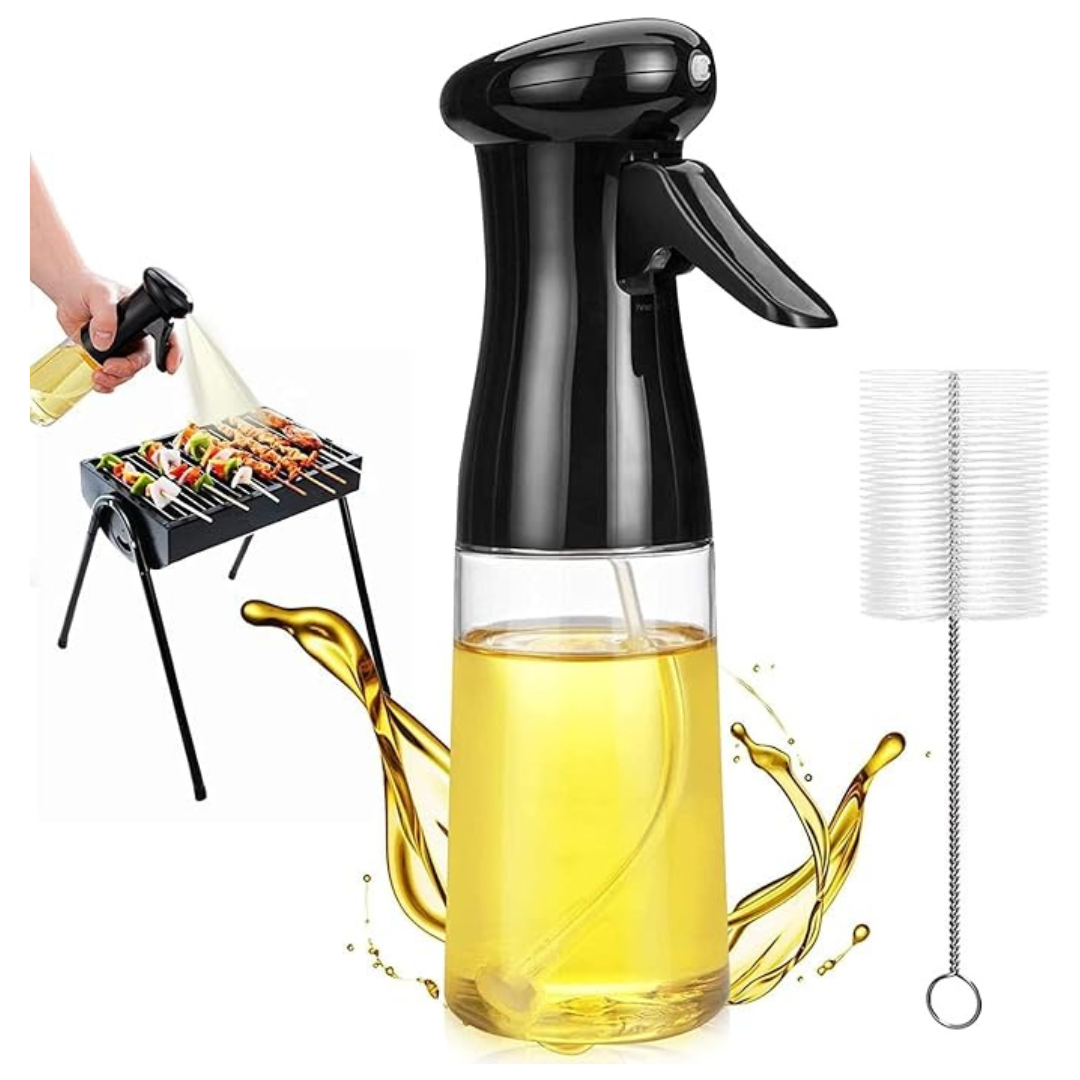 200ml Food Grade Olive Oil Spray Bottle With Brush Oil Sprayer