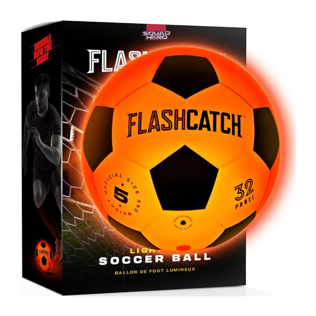 FlashCatch LED Light Up Soccer Ball (Size 5)