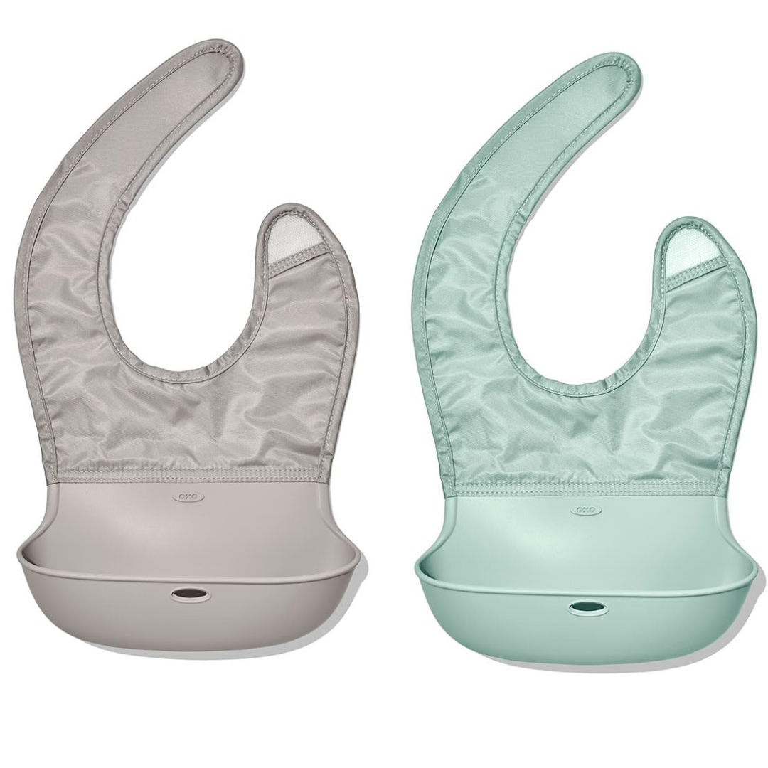 OXO Tot Roll-Up Bibs (2 Pack)