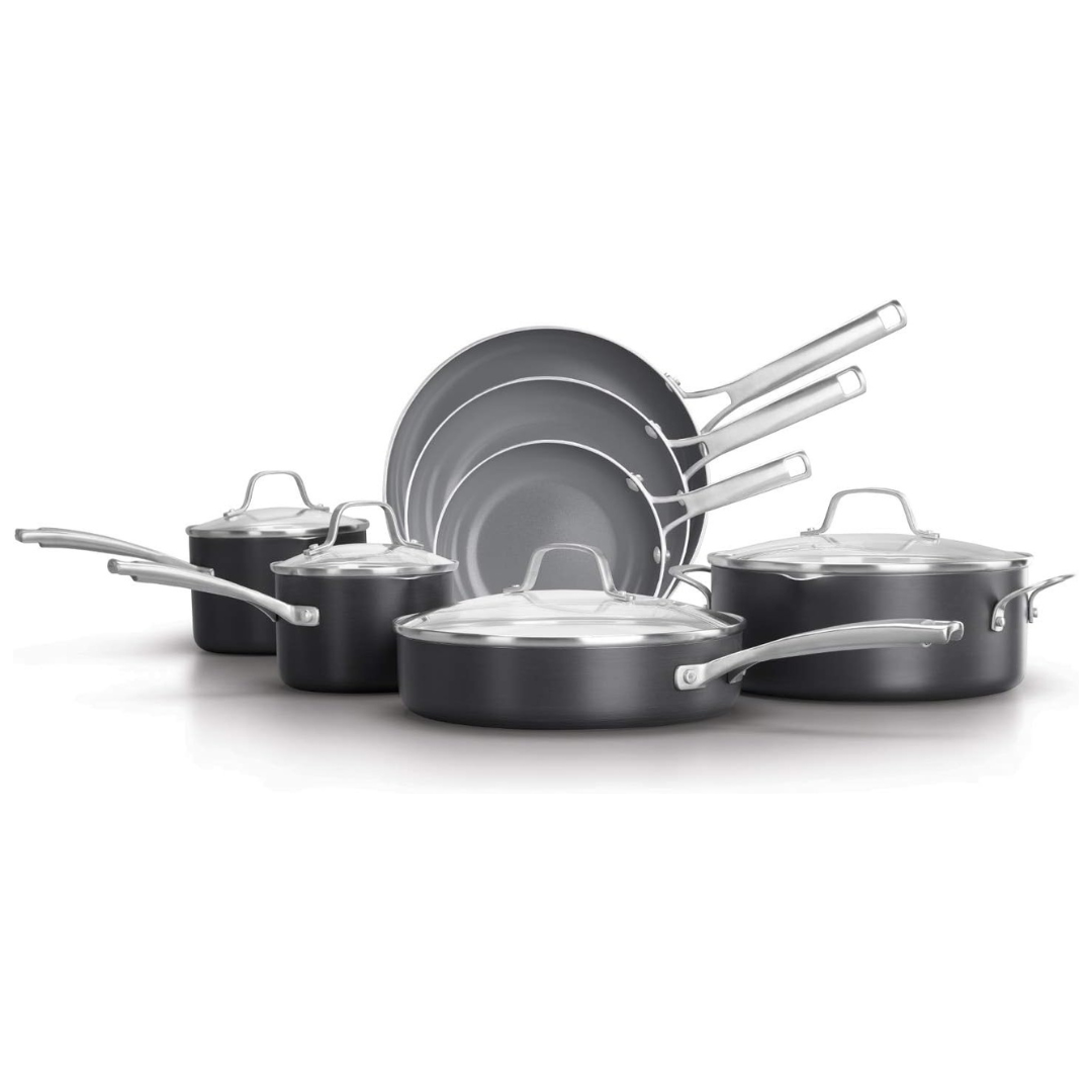 11-Piece Calphalon Cookware Pots & Pans Set