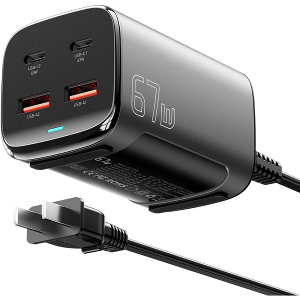 Essager 67W GaN 4-Port USB Charging Station